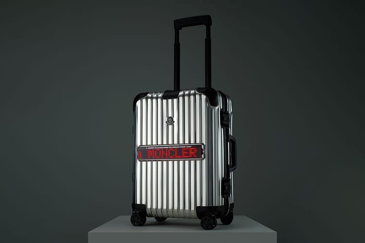 獨家揭露 Moncler 攜手 RIMOWA 打造全新「跑馬燈」別注行李箱