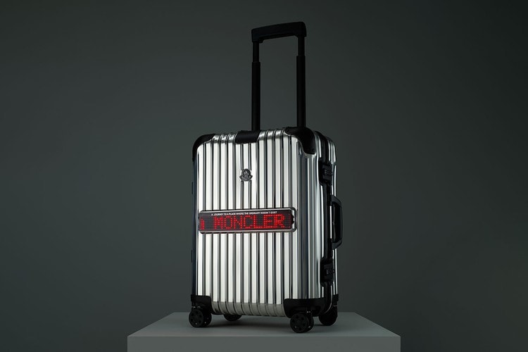 獨家揭露 Moncler 攜手 RIMOWA 打造全新「跑馬燈」別注行李箱