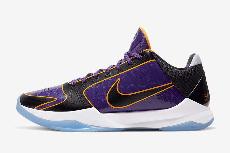 紫金傳奇－Nike Kobe 5 Protro「Lakers」官方圖輯曝光