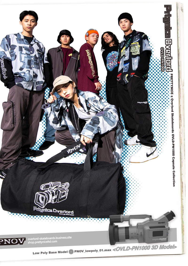 PRETTYNICE x Overlord Skateboards 全新聯名 Lookbook 發布