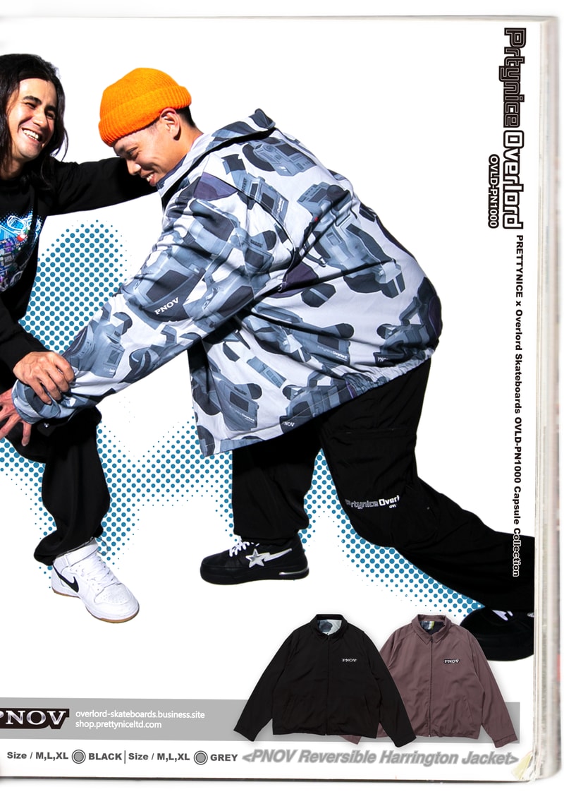 PRETTYNICE x Overlord Skateboards 全新聯名 Lookbook 發布