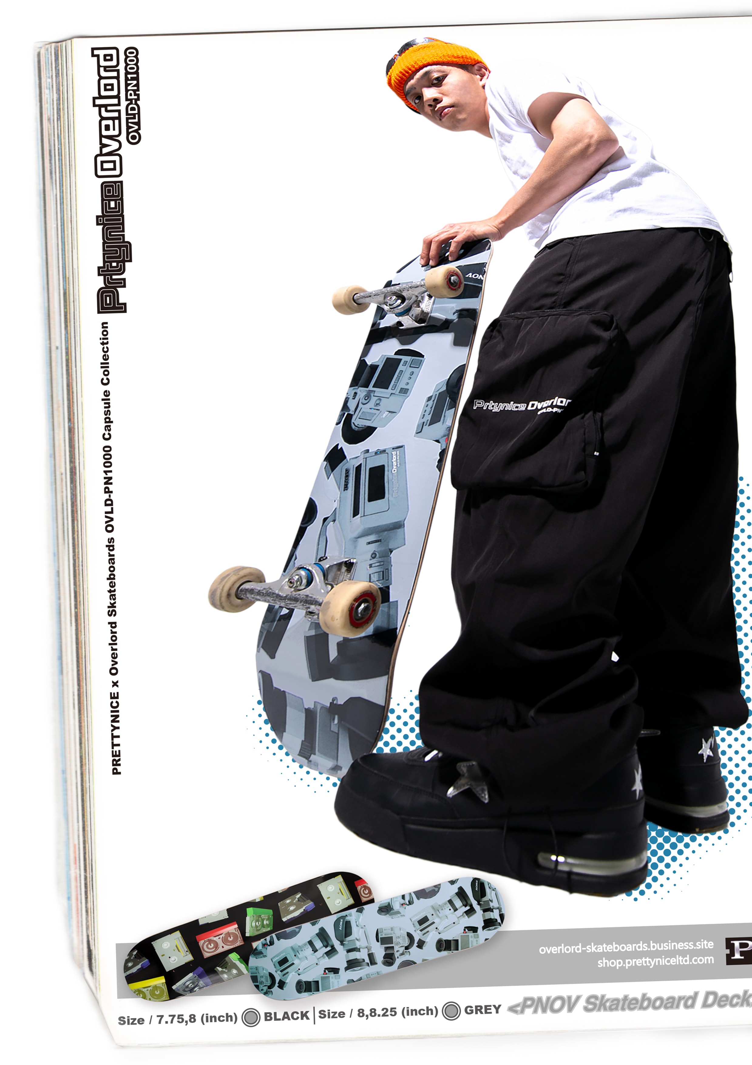 PRETTYNICE x Overlord Skateboards 全新聯名 Lookbook 發布