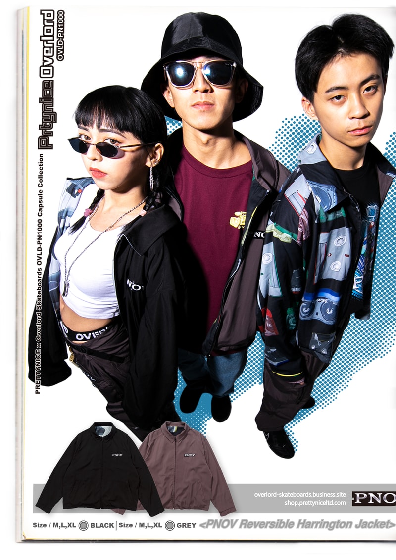 PRETTYNICE x Overlord Skateboards 全新聯名 Lookbook 發布