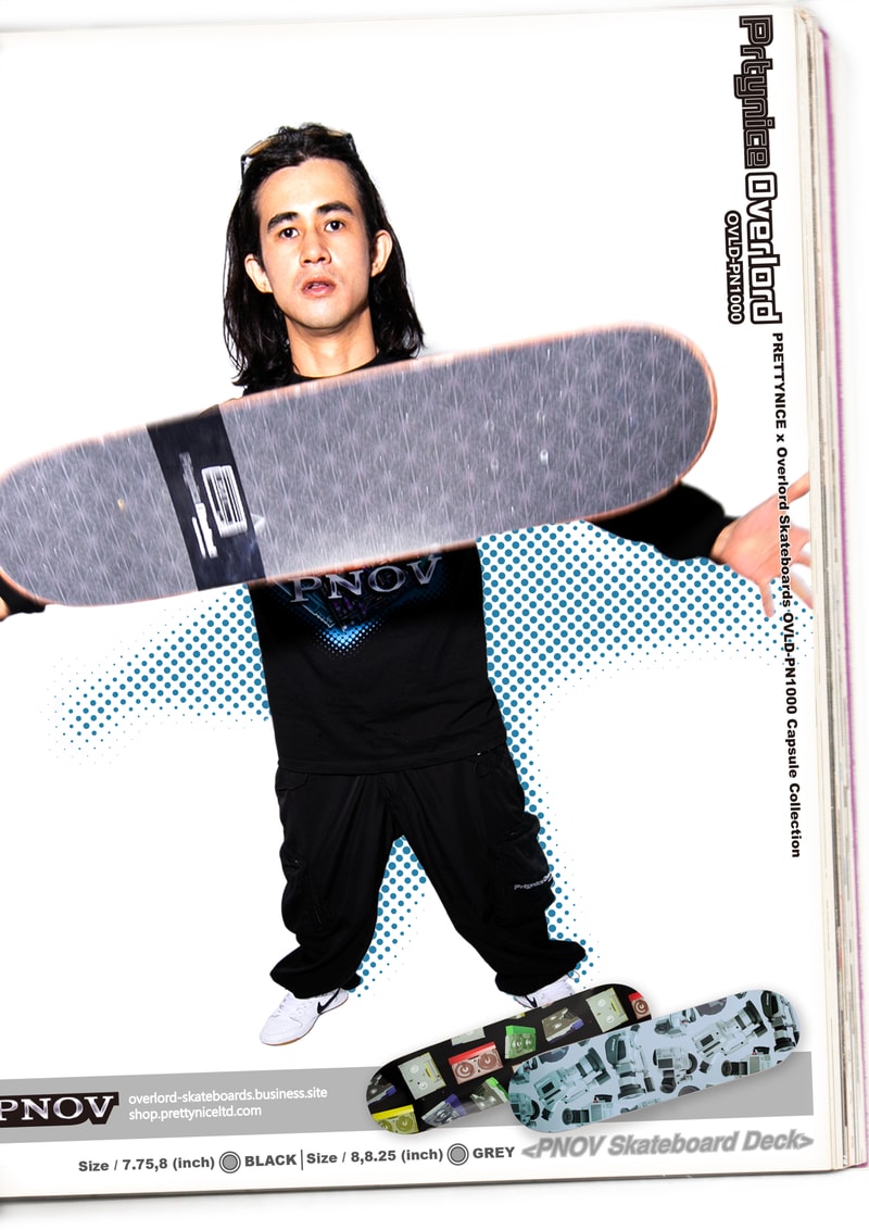 PRETTYNICE x Overlord Skateboards 全新聯名 Lookbook 發布