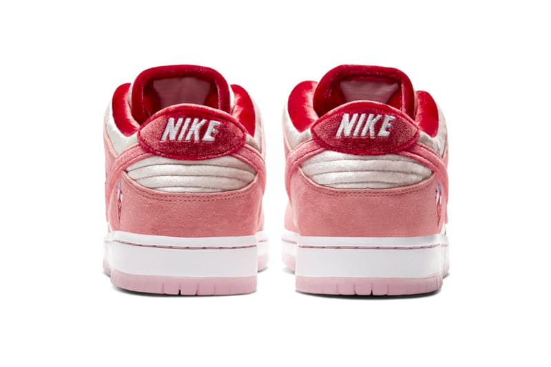 情人節獻禮-StrangeLove Skateboards x Nike SB Dunk Low 鞋款官方圖片