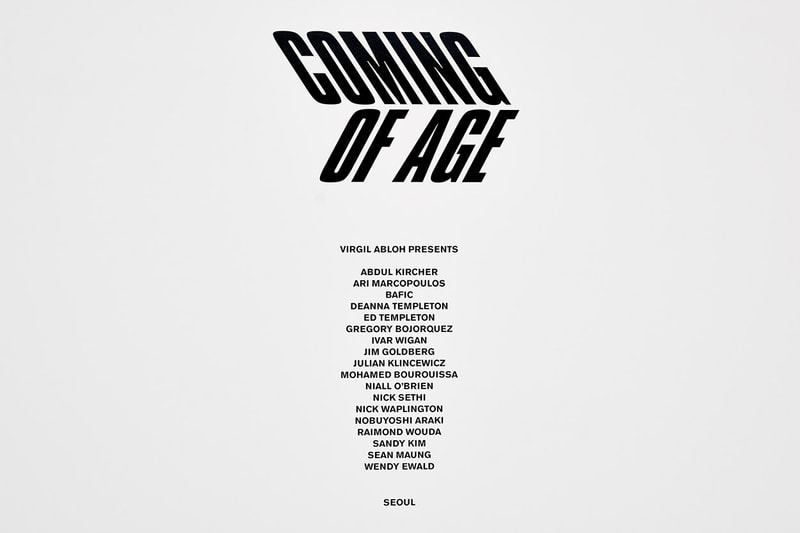 走進 Virgil Abloh《COMING OF AGE》聯合藝術攝影展