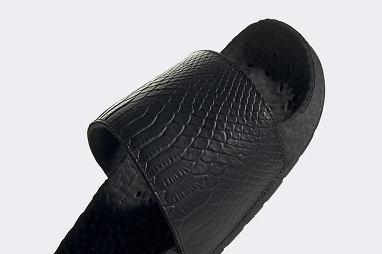 adidas 為經典 adilette 拖鞋推出馬毛及蛇皮別注款式