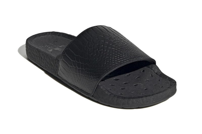 adidas 為經典拖鞋 Adilette Slides 推出馬毛及蛇皮別注款式