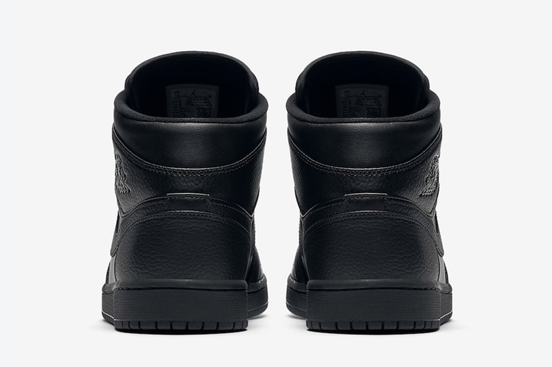 Air Jordan 1 Low、Mid 人氣「Triple Black」配色即將上架