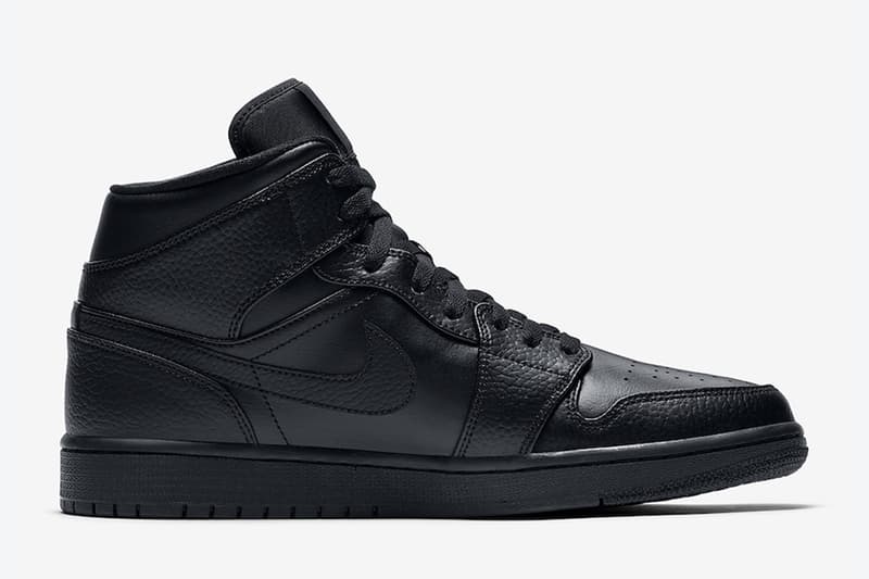 Air Jordan 1 Low、Mid 人氣「Triple Black」配色即將上架