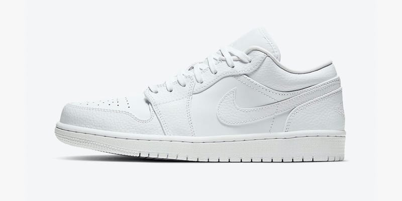 Air jordan 1 low triple white release date Clearance