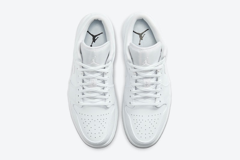 Air Jordan 1 Low「Triple White」配色即將於今夏正式發佈