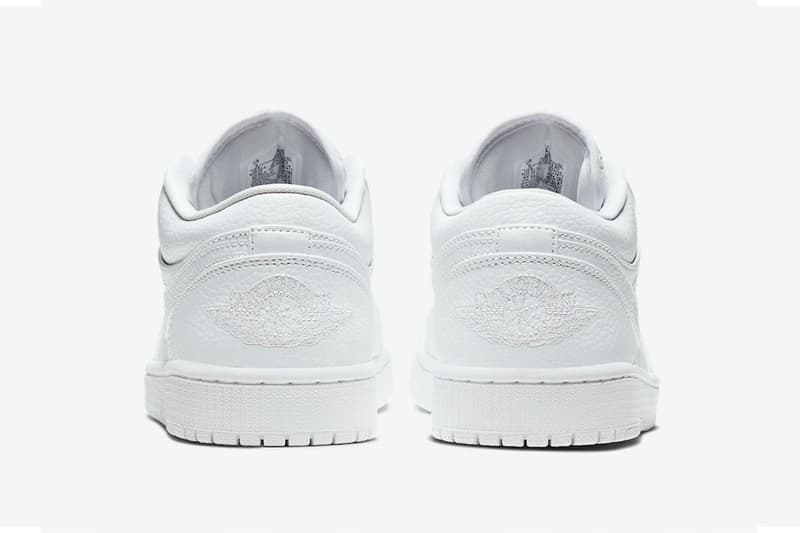 Air Jordan 1 Low「Triple White」配色即將於今夏正式發佈