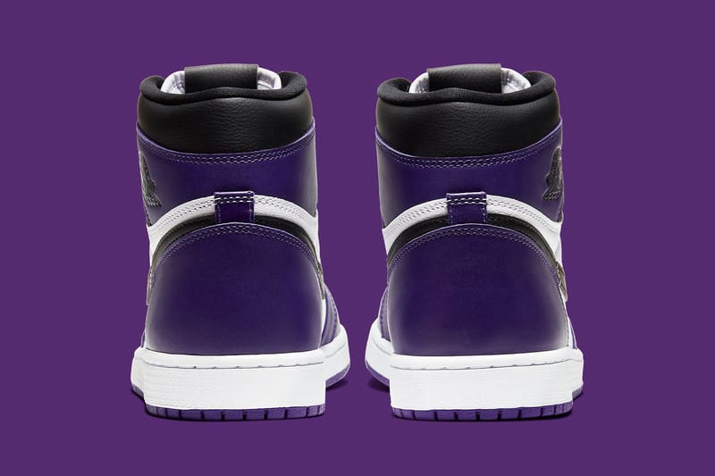 purple jordan ones