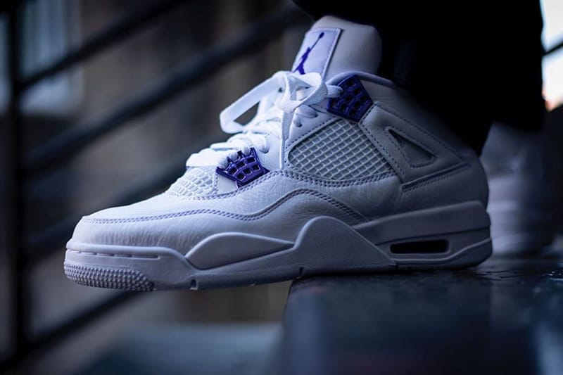 court purple jordan 4s