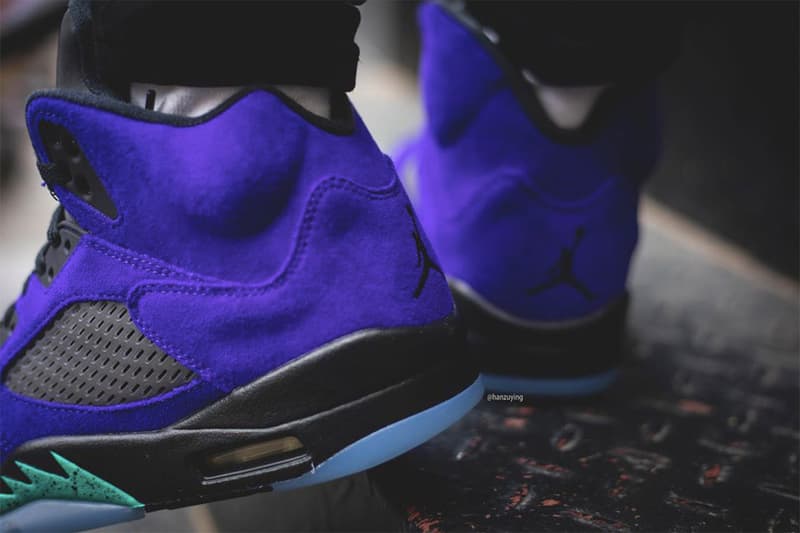 近賞 Air Jordan 5 最新配色「Alternate Grape」