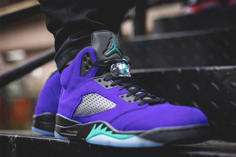 近賞 Air Jordan 5 最新配色「Alternate Grape」