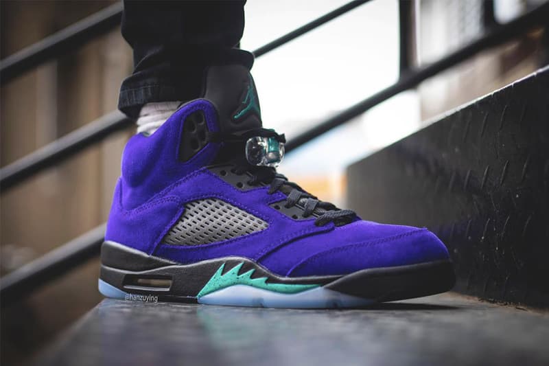 近賞 Air Jordan 5 最新配色「Alternate Grape」