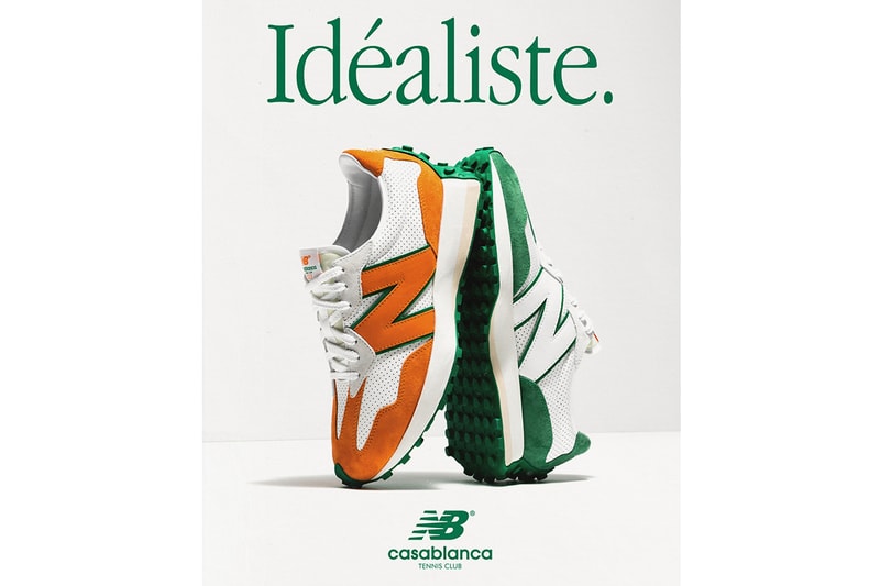 浪漫血統 - Casablanca x New Balance 327 官方圖輯正式發佈