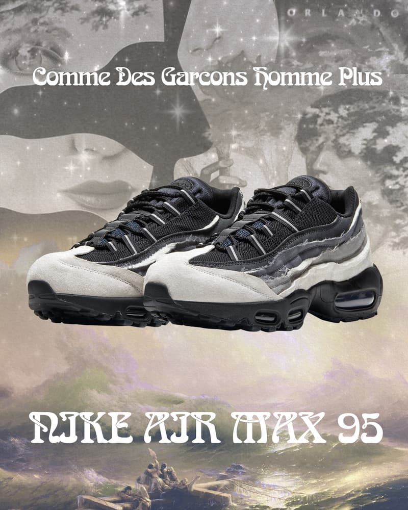 COMME des GARÇONS HOMME PLUS x Nike Air Max 95 聯乘鞋款台灣上架情報