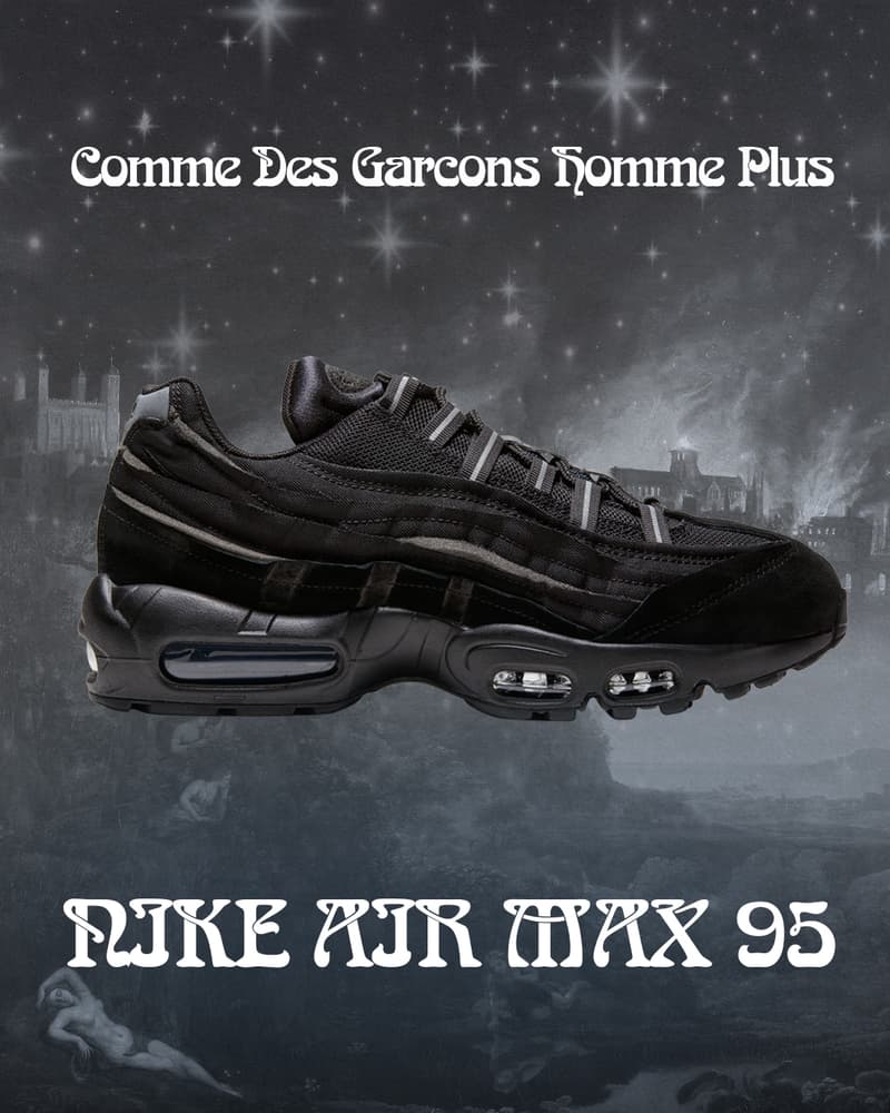 COMME des GARÇONS HOMME PLUS x Nike Air Max 95 聯乘鞋款台灣上架情報