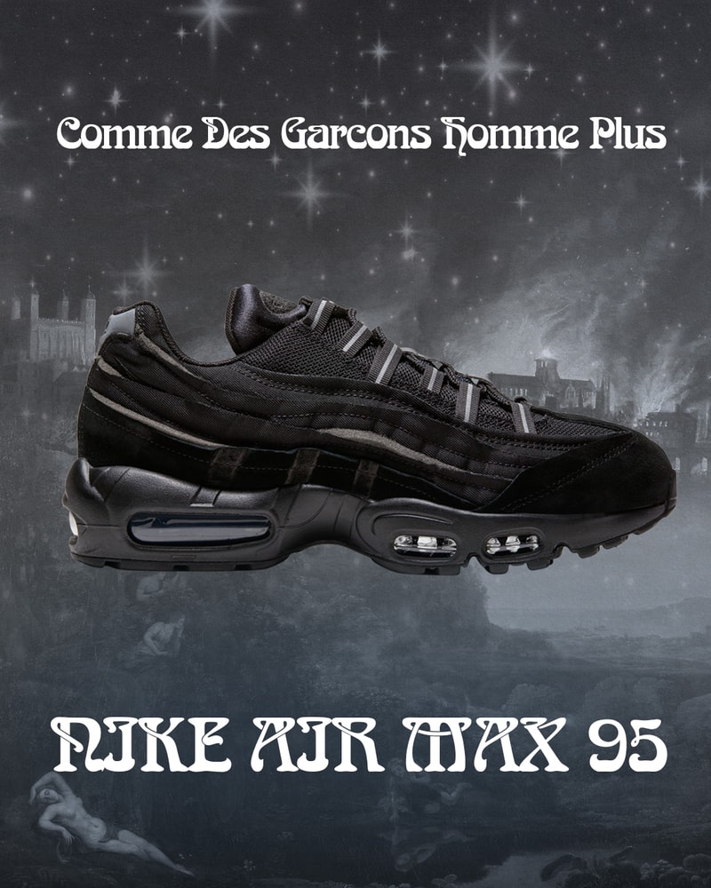 COMME des GARÇONS HOMME PLUS x Nike Air Max 95 聯乘鞋款台灣上架情報