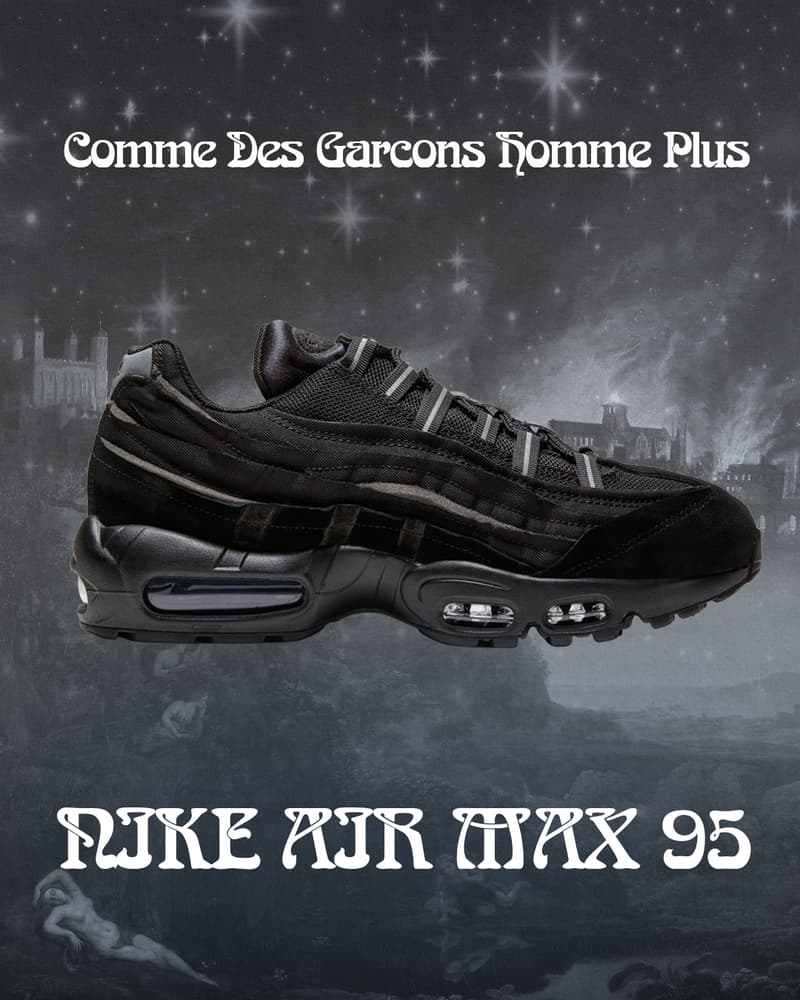 COMME des GARÇONS HOMME PLUS x Nike Air Max 95 聯乘鞋款台灣上架情報