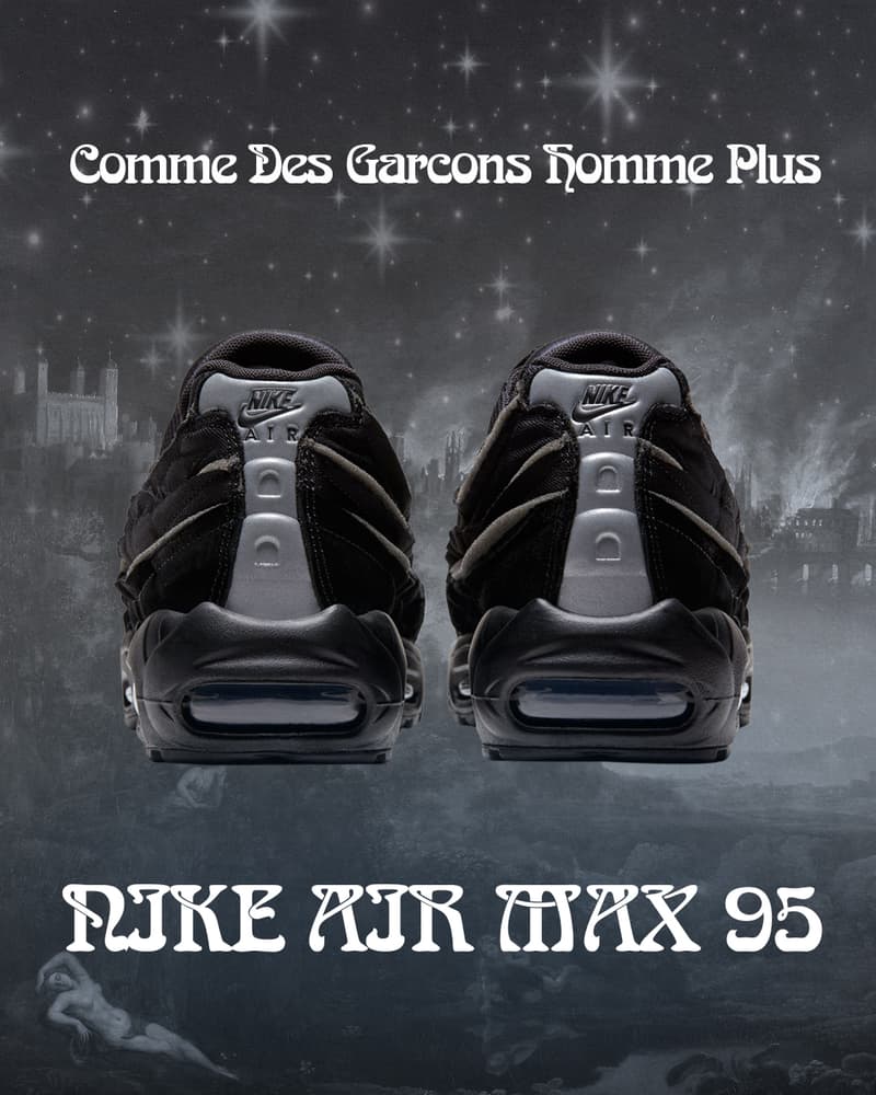 COMME des GARÇONS HOMME PLUS x Nike Air Max 95 聯乘鞋款台灣上架情報