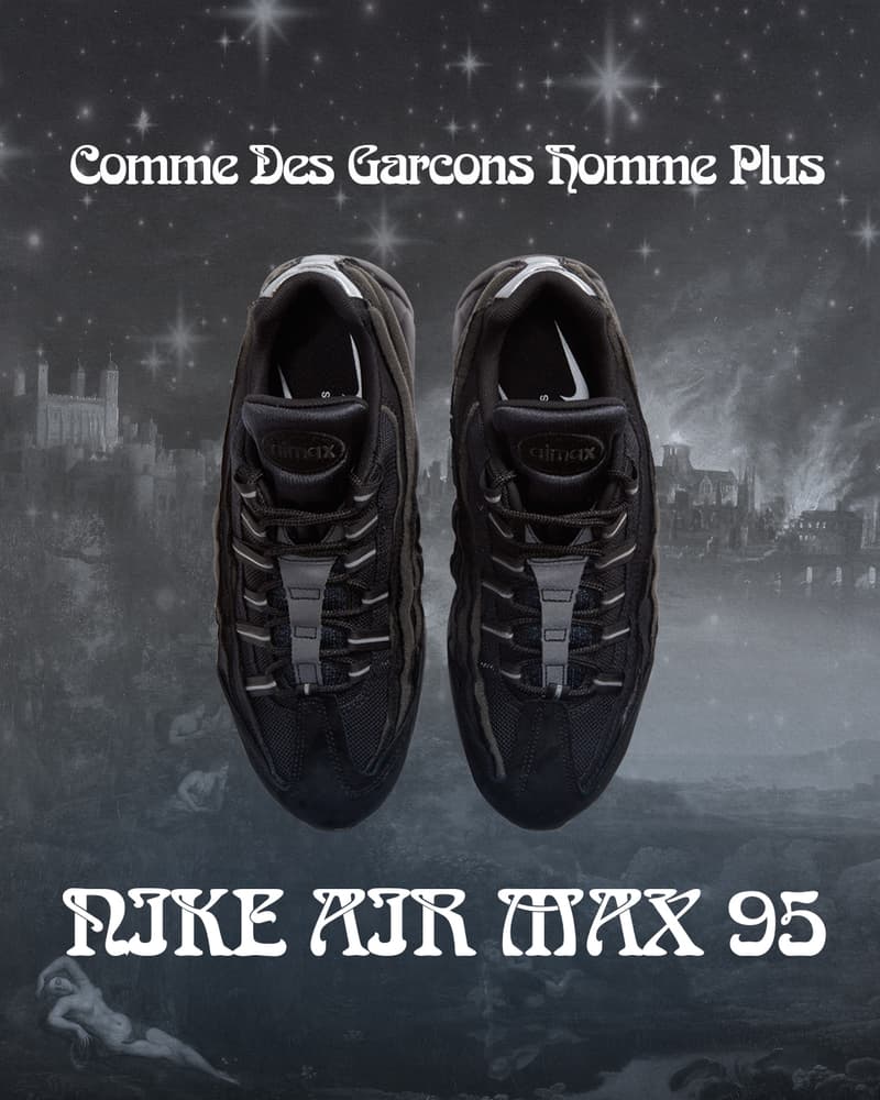 COMME des GARÇONS HOMME PLUS x Nike Air Max 95 聯乘鞋款台灣上架情報