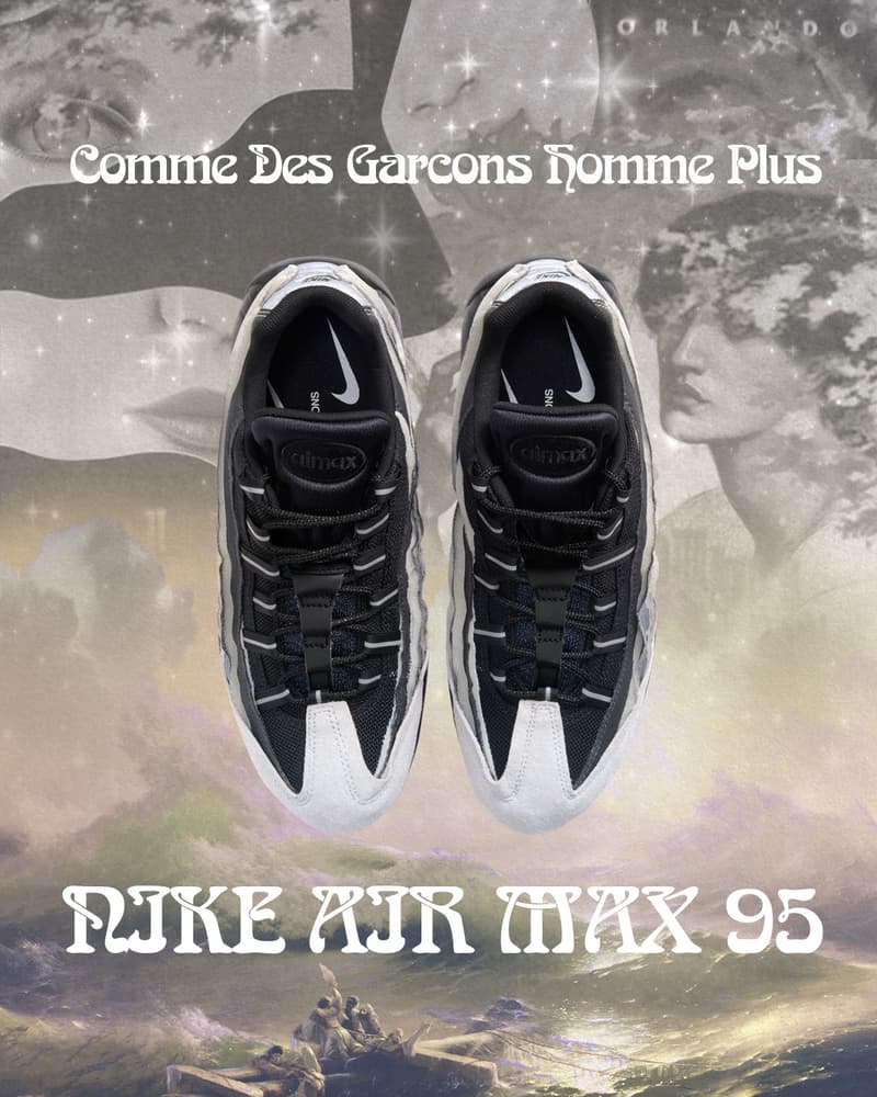 COMME des GARÇONS HOMME PLUS x Nike Air Max 95 聯乘鞋款台灣上架情報