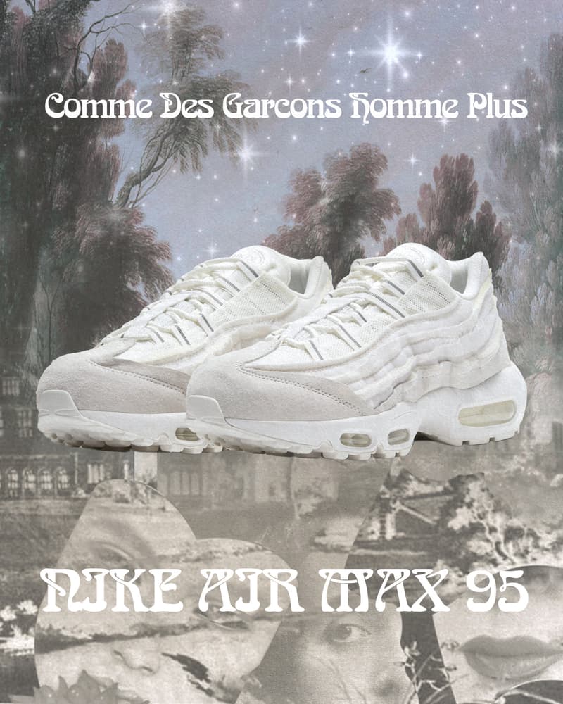 COMME des GARÇONS HOMME PLUS x Nike Air Max 95 聯乘鞋款台灣上架情報