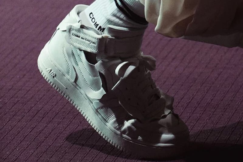 nike air force one x cdg