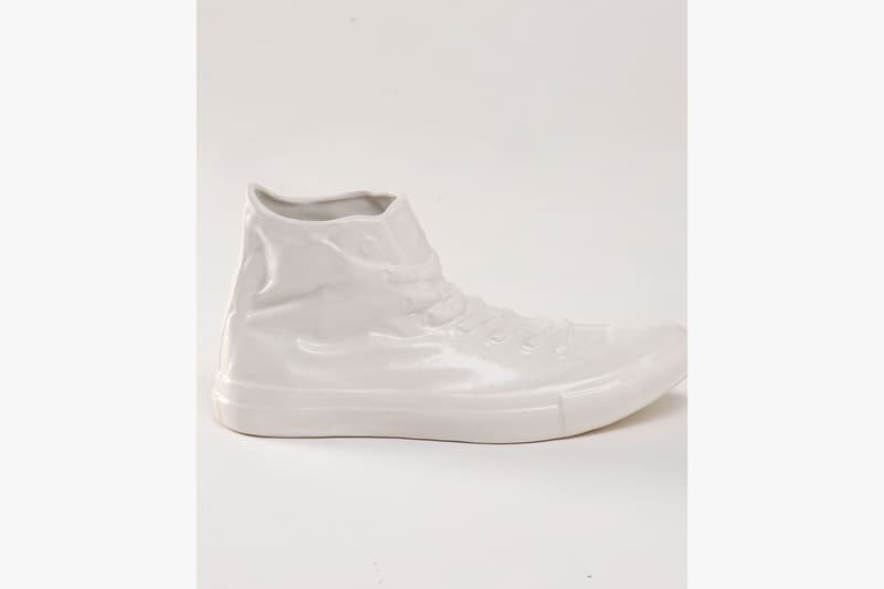 鞋の花藝-Converse Tokyo x Ceramic Japan x .blink 推出全白色 All Star 花瓶