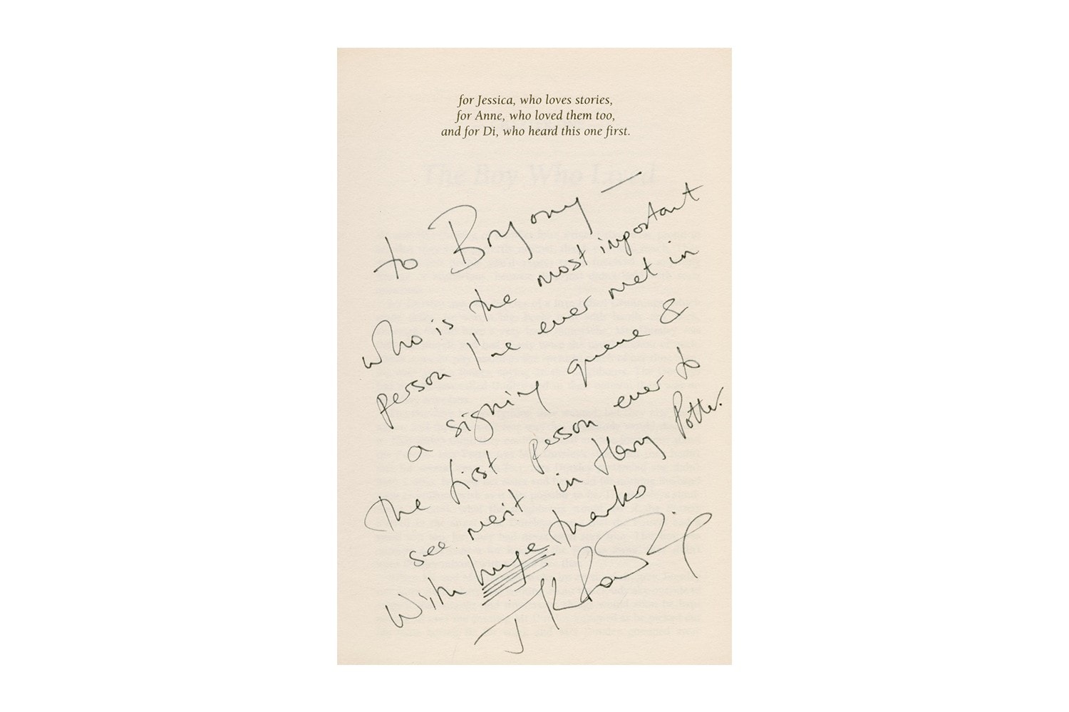 紀錄打破！《哈利波特－神秘的魔法石》初版連 J.K. 羅琳簽名以美金 $152,000 賣出