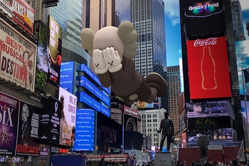 延長假期－KAWS 推出跨地域展覽《Expanded Holiday》AR 擴增實境雕塑