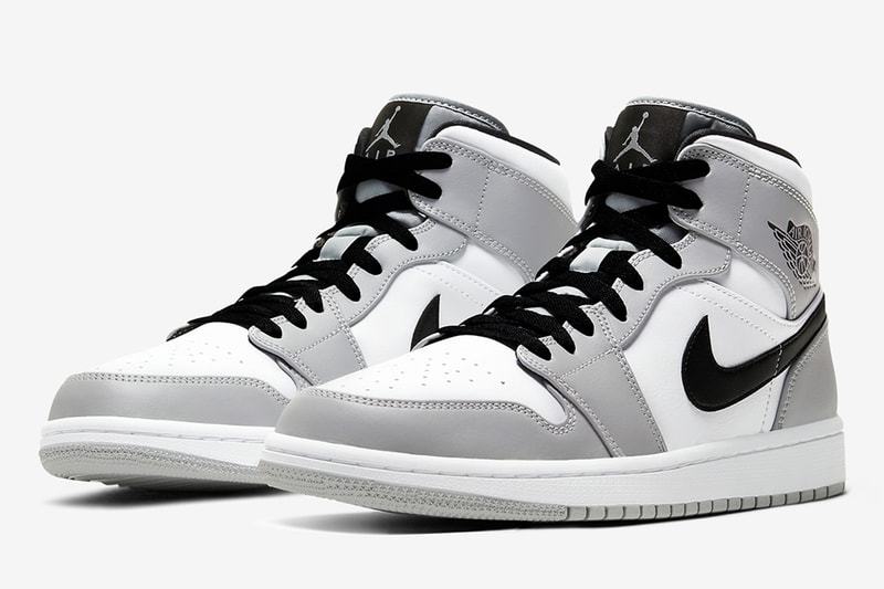最接近神－Air Jordan 1 Mid「Light Smoke Grey」配色正式發佈（UPDATE）