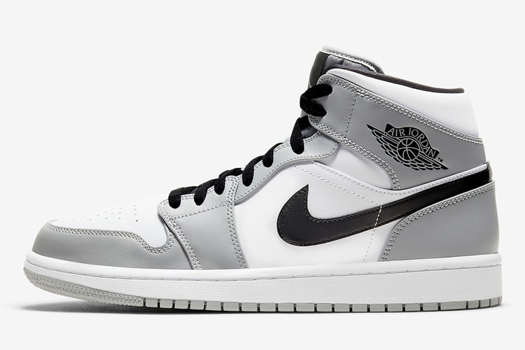 最接近神-Air Jordan 1 Mid「Light Smoke Grey」配色正式發佈(UPDATE)