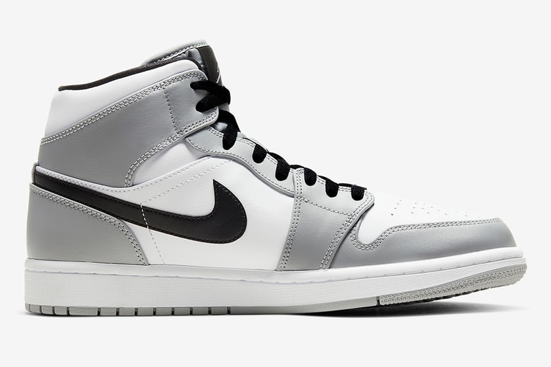 最接近神－Air Jordan 1 Mid「Light Smoke Grey」配色正式發佈（UPDATE）