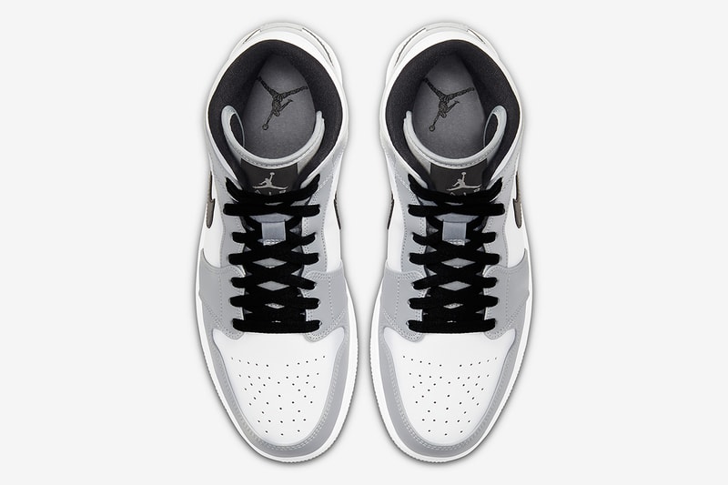 最接近神－Air Jordan 1 Mid「Light Smoke Grey」配色正式發佈（UPDATE）
