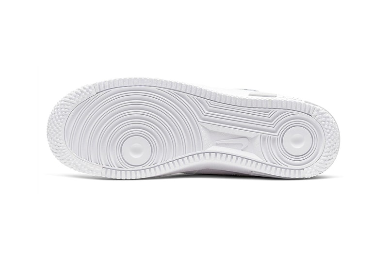 Nike 全新鞋款 Air Force 1 React D/MS/X 全白配色正式發佈