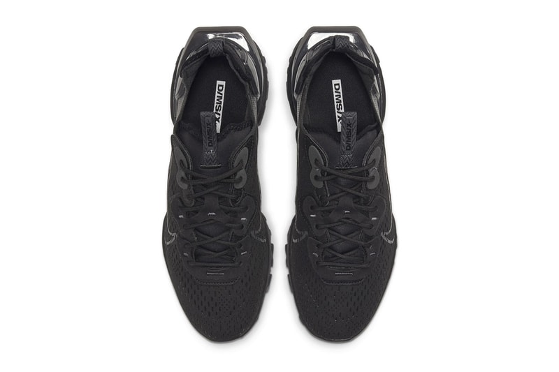 Nike React Vision 全新配色「Triple Black」正式發佈