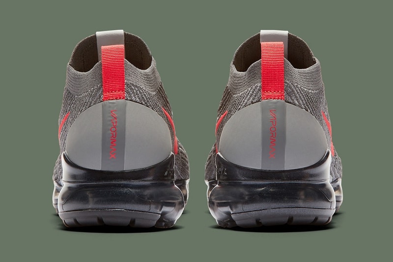 Nike VaporMax Flyknit 3 最新 Olive & Crimson 配色發佈