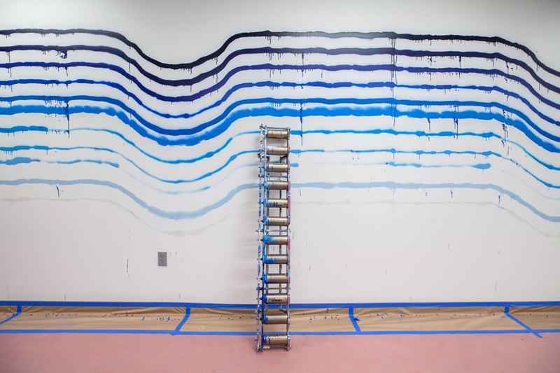 近賞 REVOK 於 Nike 全球總部繪製之別注壁畫