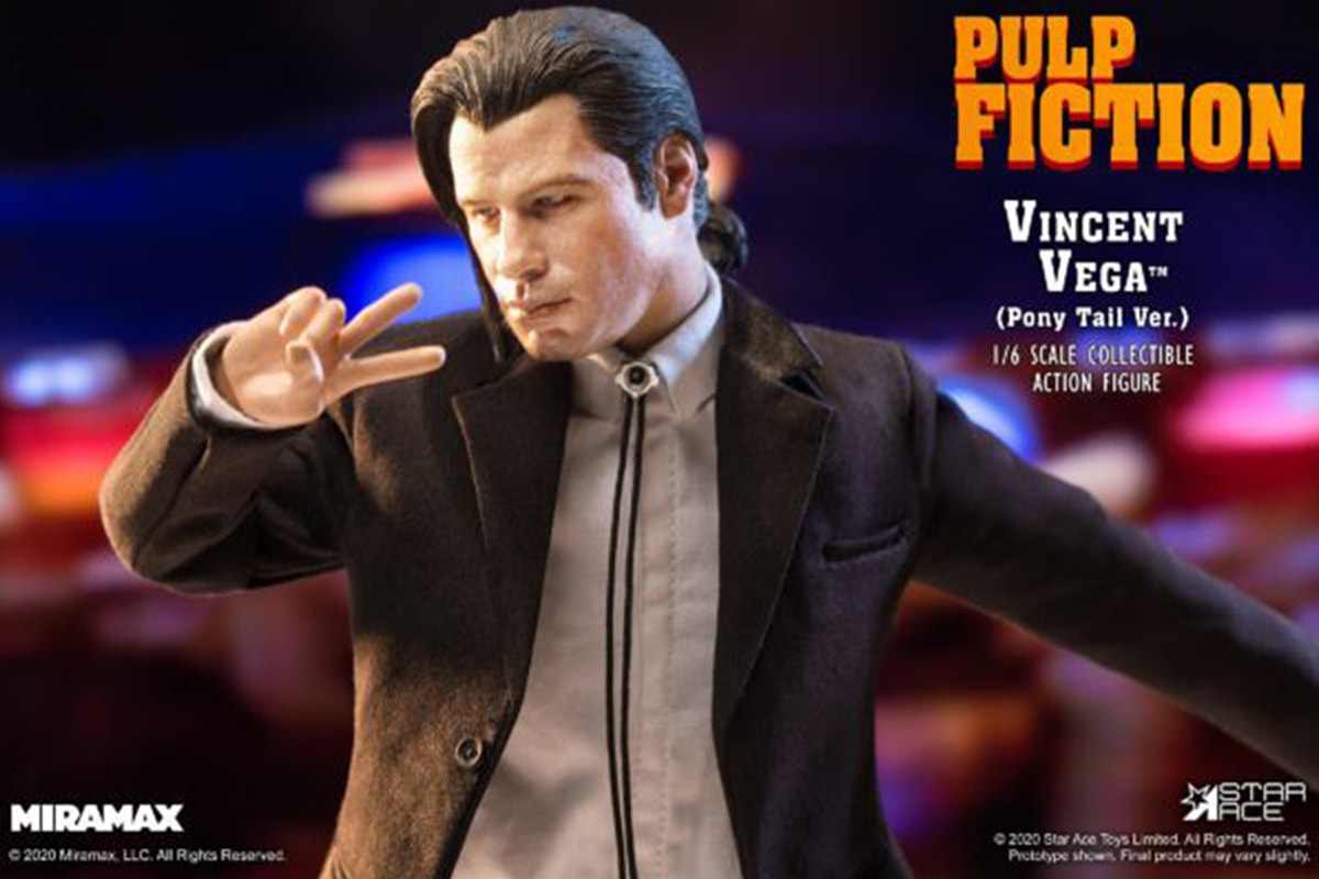 Star Ace 推出經典電影《Pulp Fiction》主角 Vincent Vega 1：6 比例可動人偶