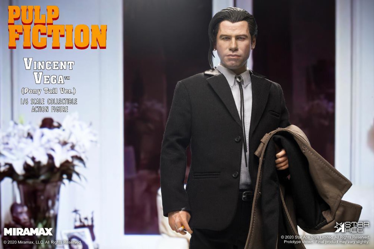 Star Ace 推出經典電影《Pulp Fiction》主角 Vincent Vega 1：6 比例可動人偶
