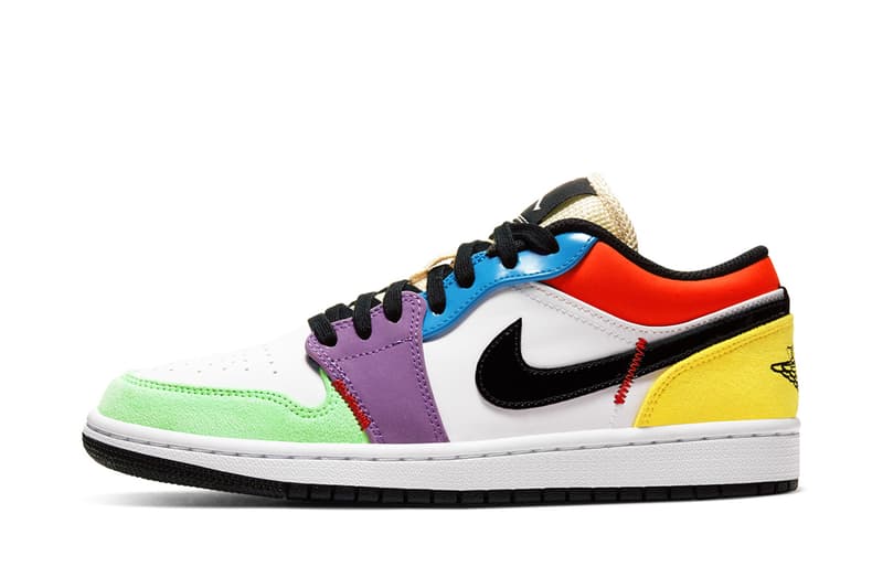 異素材拼砌－Air Jordan 1 Low「Multicolor」配色登場