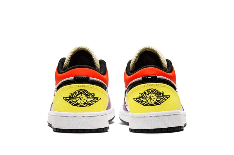 異素材拼砌-Air Jordan 1 Low「Multicolor」配色登場