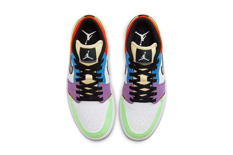 異素材拼砌－Air Jordan 1 Low「Multicolor」配色登場