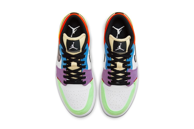 異素材拼砌－Air Jordan 1 Low「Multicolor」配色登場