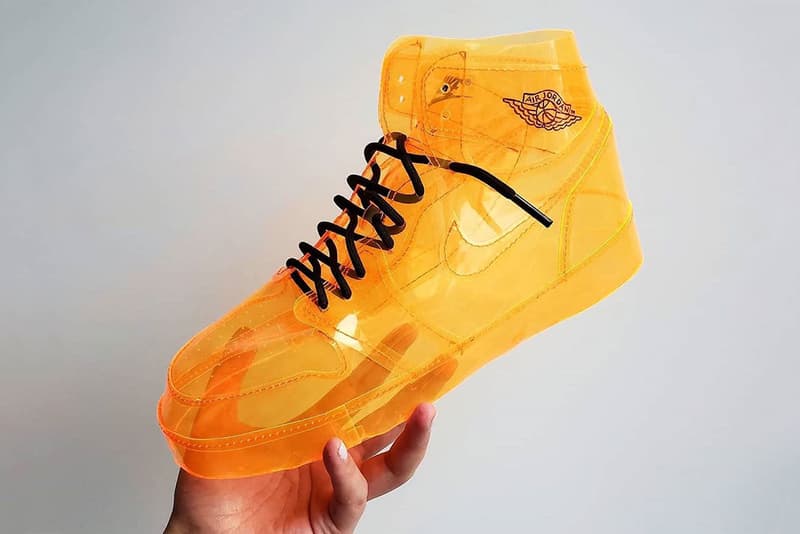 透視全開-創意鞋迷客製「Air Jelly Jordan 1」塑膠鞋款